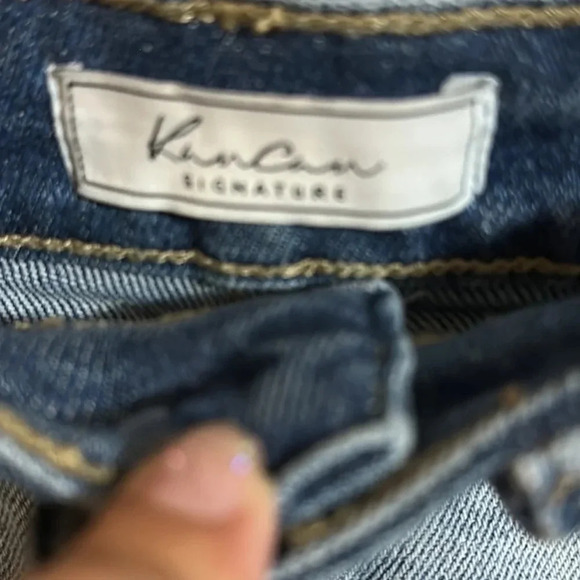 Kancan Signature Light Wash Ultra High Rise Jean Shorts Size 26 - Picture 6 of 6